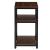 Noptieră cu 3 rafturi din PAL și metal, maro închis, 35x31x59 cm
