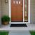 Covor de intrare antiderapant din PVC Welcome, 45x75 cm, negru