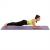Saltea fitness antiderapantă din NBR, 183x61x1,5 cm, cu curea, mov