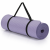Saltea fitness antiderapantă din NBR, 183x61x1,5 cm, cu curea, mov