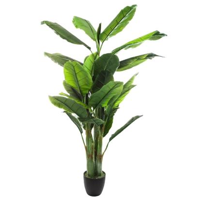 Planta artificiala bananier Atmosphera cu ghiveci, verde, 168 cm