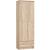 Dulap inchis cu 2 usi si sertar, 4 rafturi, PAL laminat 16 mm, 60x35x180 cm, stejar sonoma