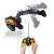 Excavator RC cu senile pentru copii, brat functional, lumini LED si USB