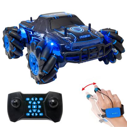 Masina RC 4x4 cu control prin gesturi, drift si roti laterale, negru