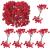 Set merisoare artificiale inghetate rosii, 200 boabe, 15 cm