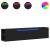 Dulap TV de perete cu lumini LED, negru, 180x31x39,5 cm GartenMobel Dekor