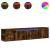 Dulap TV de perete cu lumini LED stejar fumuriu 180x31x39,5 cm GartenMobel Dekor