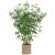 Bambus artificial decorativ Atmosphera, cu ghiveci natural, 150 cm, verde