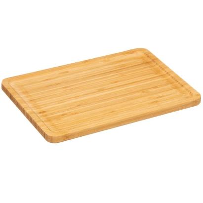 Platou de servire Atmosphera din bambus natural 28x20 cm, maro caramel