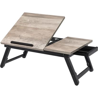 Masa laptop pliabila Songmics, reglabila pe inaltime si unghi, 68 cm