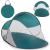 Cort de plaja POP-UP autoexpansibil cu protectie UV si podea izolanta, 190x120x100 cm