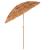 Umbrela de plaja tip hawai pliabila, cu inaltime si unghi reglabil, structura metalica, 160 cm, maro
