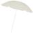 Umbrela de plaja pliabila cu inclinare reglabila, diametru 160 cm, bej