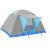 Cort camping iglu pentru 4 persoane, impermeabil, cu plasa anti-insecte, gri