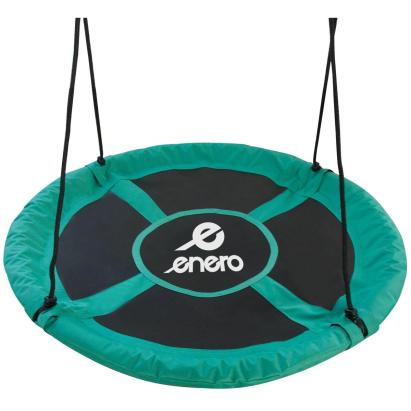 Leagăn tip cuib XXL 110 cm, înălțime reglabilă, max. 150 kg, verde