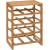 Raft pentru 12 sticle de vin Linha din bambus natural, 35x24x47 cm