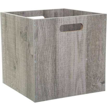 Cutie de depozitare 5Five din MDF gri, pentru raft, 30x30x30 cm