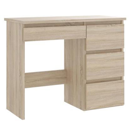 Birou calculator Beta 3 cu 4 sertare, finisaj sonoma, 94x43x75 cm