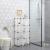 Organizator modular SONGMICS cu 9 cuburi si usi, alb, 93x31x93 cm