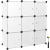 Organizator modular SONGMICS cu 9 cuburi si usi, alb, 93x31x93 cm