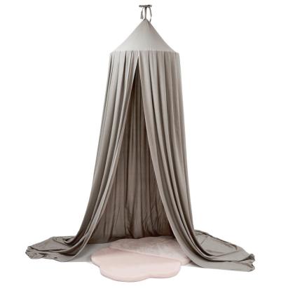 Baldachin suspendat pentru copii 70x290 cm, tip cort, gri, cu montaj