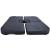 Suport baza umbrela 50x50x8 cm, set 4 elemente umplere cu apa sau nisip, manere metalice, plastic rezistent, negru