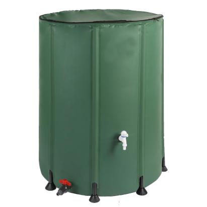 Rezervor pliabil pentru apa pluviala 1000L, cu robinet si filtru, verde
