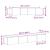 Set comodă TV Pe perete 4 pcs Stejar Negru Lemn prelucrat GartenMobel Dekor