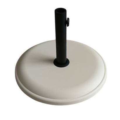 Suport baza pentru umbrele de gradina, din beton, 45 cm diametru, 16kg, alb