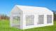 Pavilion de gradina profesional, cu cadru otel 38 mm, acoperis impermeabil 450g/m2, 6x3x2,8 m, alb