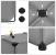 Dulap de pantofi modular Songmics, 10 compartimente, configurabil, gri