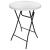 Masa de catering pliabila rotunda, alba, 80x110 cm, cu cadru metalic