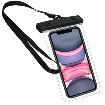 Husa telefon impermeabila universala 18x11 cm, waterproof, cu snur