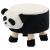 Taburet pentru copii model panda, din plus moale, 28x25 cm, max. 50 kg