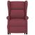 Fotoliu cu ridicare, roșu vin, material textil GartenMobel Dekor