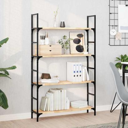 Rafturi suspendate 3 buc. 80x20x2 cm lemn masiv acacia netratat GartenMobel Dekor