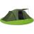 Cort camping impermeabil 4 persoane, 2 camere si hol, verde, 460x245x200 cm