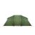 Cort camping impermeabil 4 persoane, 2 camere si hol, verde, 460x245x200 cm