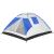 Cort de plaja si camping impermeabil cu protectie UV, 4 locuri, gri-albastru