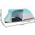 Cort camping impermeabil pentru 4 persoane, cu terasa, gri-albastru