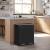 Coș de gunoi Songmics din inox, colectare selectivă 2x30L, negru