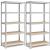 Set 2 rafturi metalice de depozitare Songmics 180x90x40 cm, 875 kg, gri