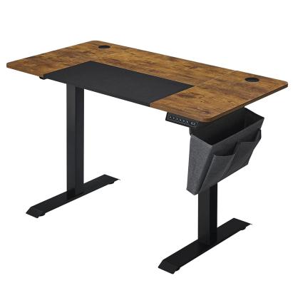 Birou electric reglabil pe inaltime SONGMICS 120x60 cm, maro rustic
