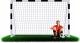 Poartă de fotbal din oțel 300x200 cm, cu plasă și ancore de fixare