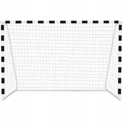 Poartă de fotbal din oțel 300x200 cm, cu plasă și ancore de fixare
