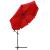 Umbrelă de grădină cu braț lateral, husă inclusă, 300 cm, roșie