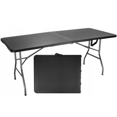 Masa pliabila multifunctionala pentru evenimente, 180x74x74 cm, neagra