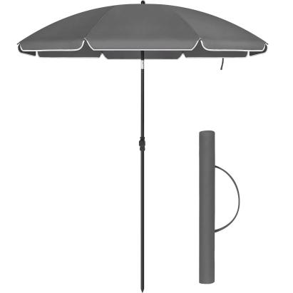 Umbrela de plaja, terasa si gradina Songmics, inclinabila, 200 cm, gri