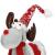 Figurina Craciun, Ren, picioare telescopice, iluminare LED, inaltime reglabila 64-85cm
