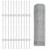 Gard cu Stâlp Argintiu 0,4 x 50 m Oțel GartenMobel Dekor